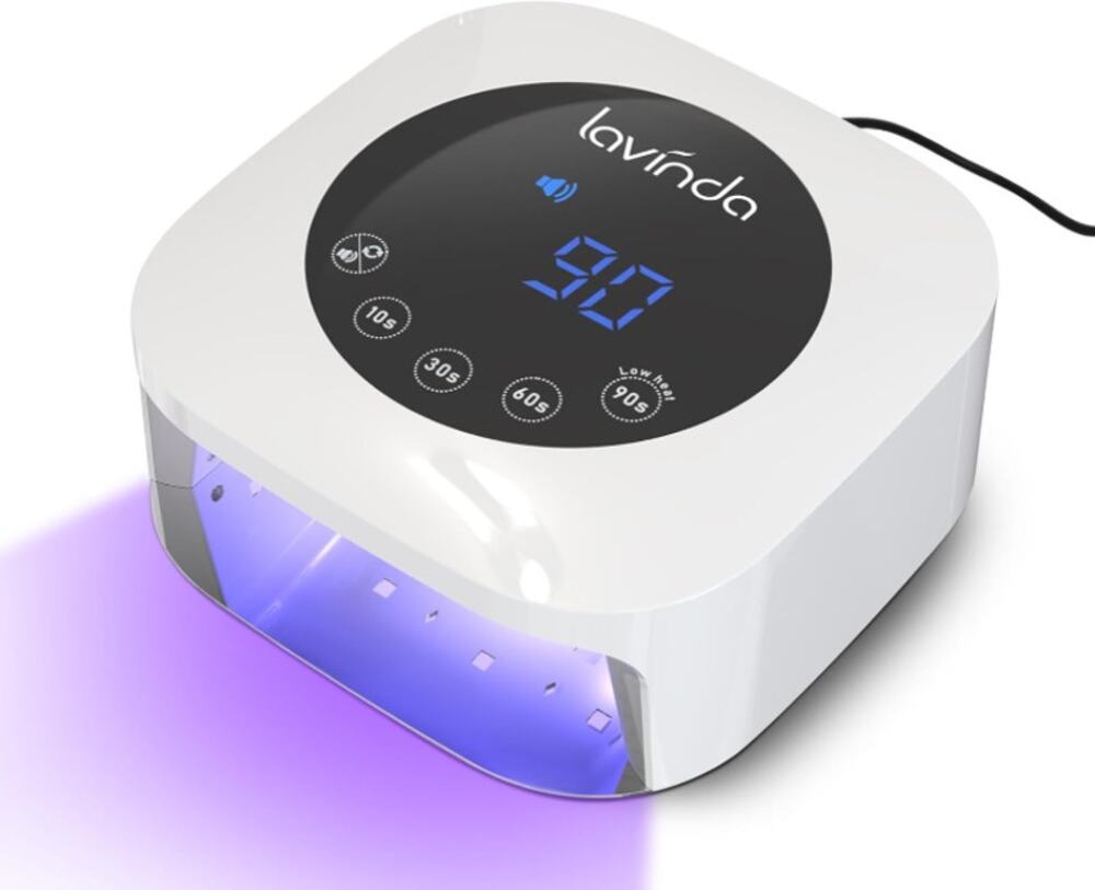Lavinda UV Light for Nails, Plug-in UV LED Nail Lamp